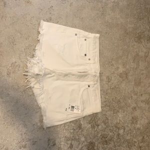 Agolde white denim shorts, 26. Tag on never worn